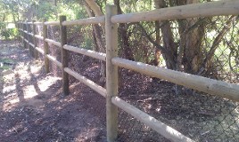 Lodge Poll Fencing