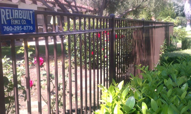 New Black Iron Fence